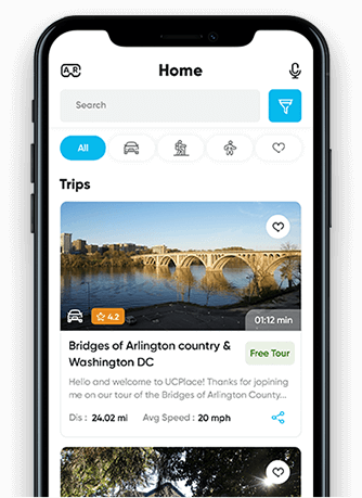 UCPlaces self-guided travel app
