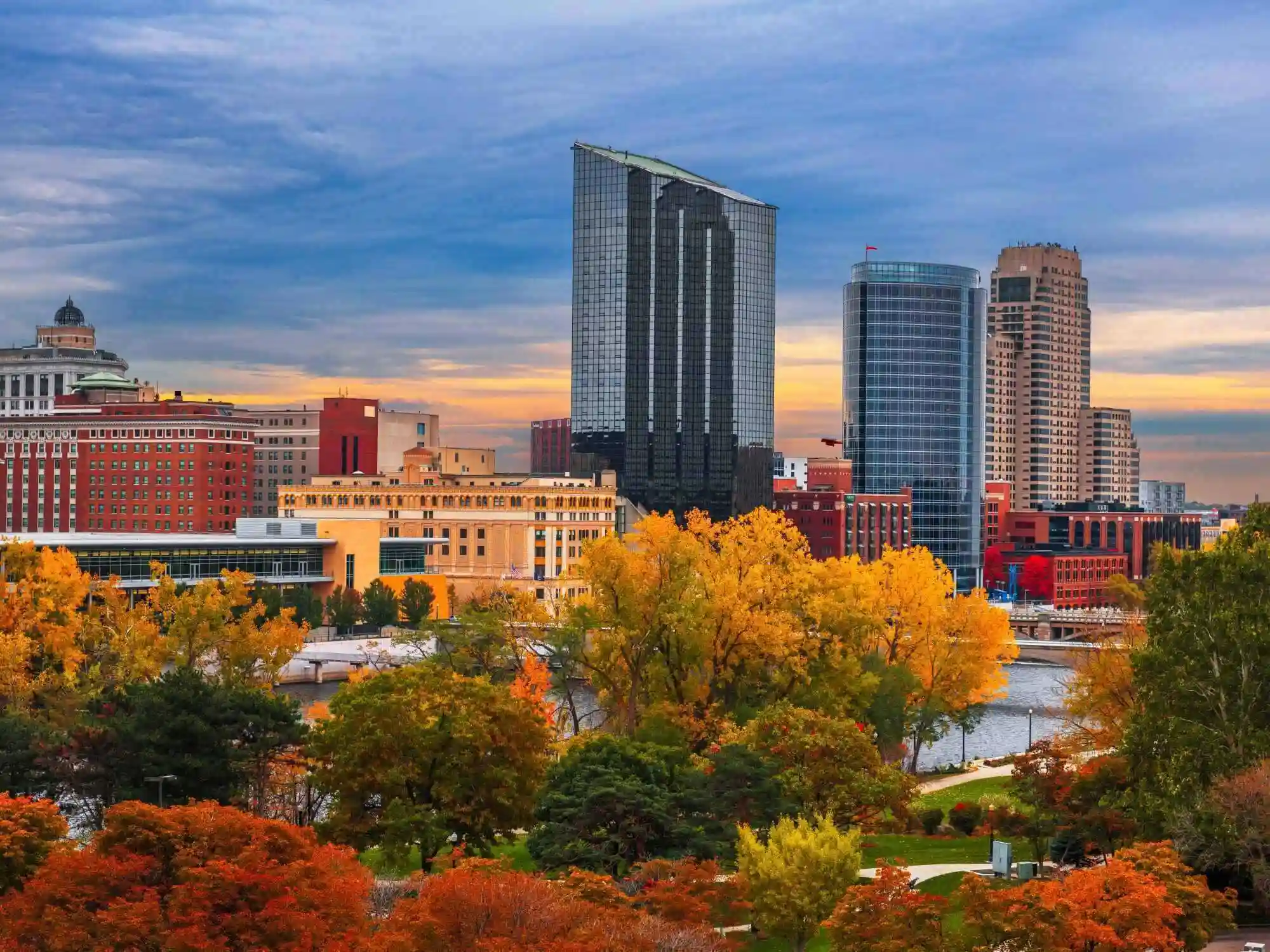 Grand Rapids Main Sites SelfGuided Driving Tour Art History  Iconic Landmarks image